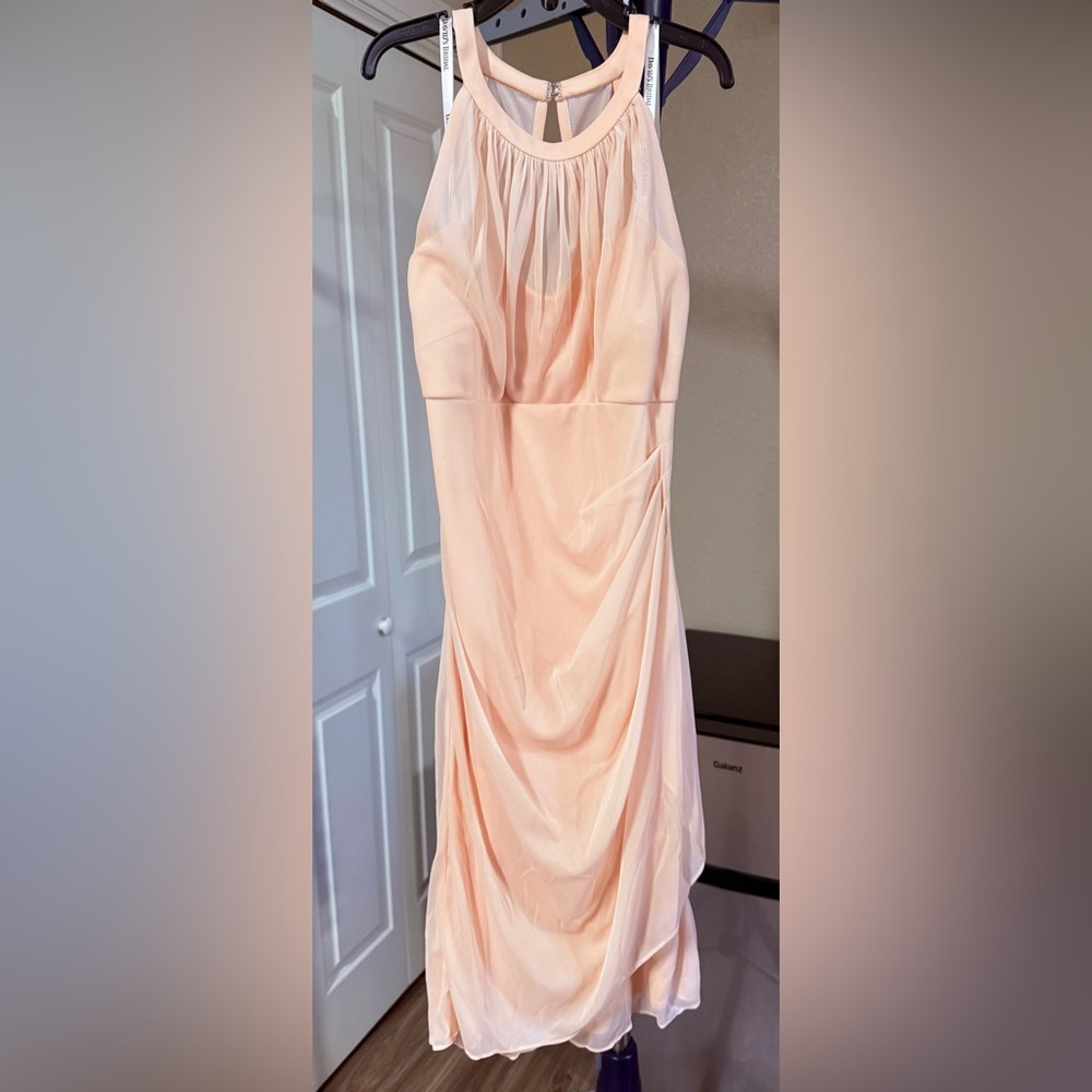 David's Bridal Light Pink Dress